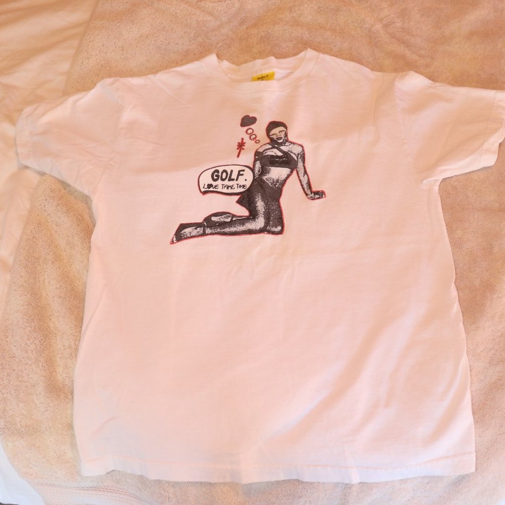 White GOLF Graphic Tee